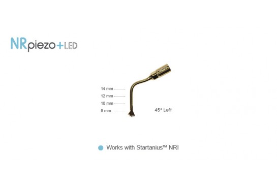 NRpiezo+LED - Specialty Angled Implant Tip - 45° Left