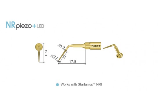 NRpiezo+LED - Periodontal Implant Tip - PERIO-4