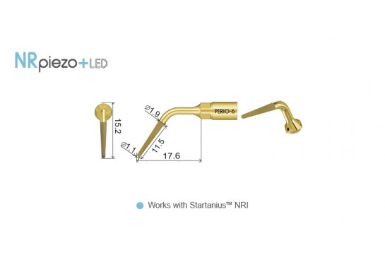 NRpiezo+LED - Periodontal Implant Tip - PERIO-6