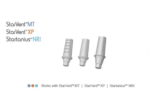 StarVent™ Hexed Cementable Abutment  Peek 