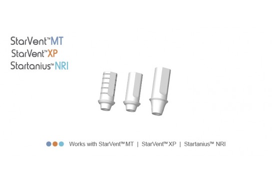 StarVent™ Non-Hexed Castable Abutment Delrin 