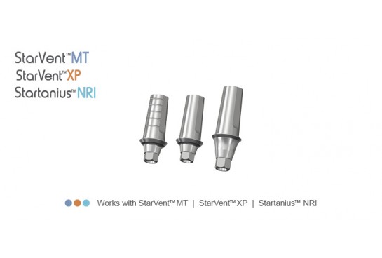 StarVent™ Hexed Cementable Abutment Titanium 