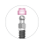 Pink Metal Housing - Medium  